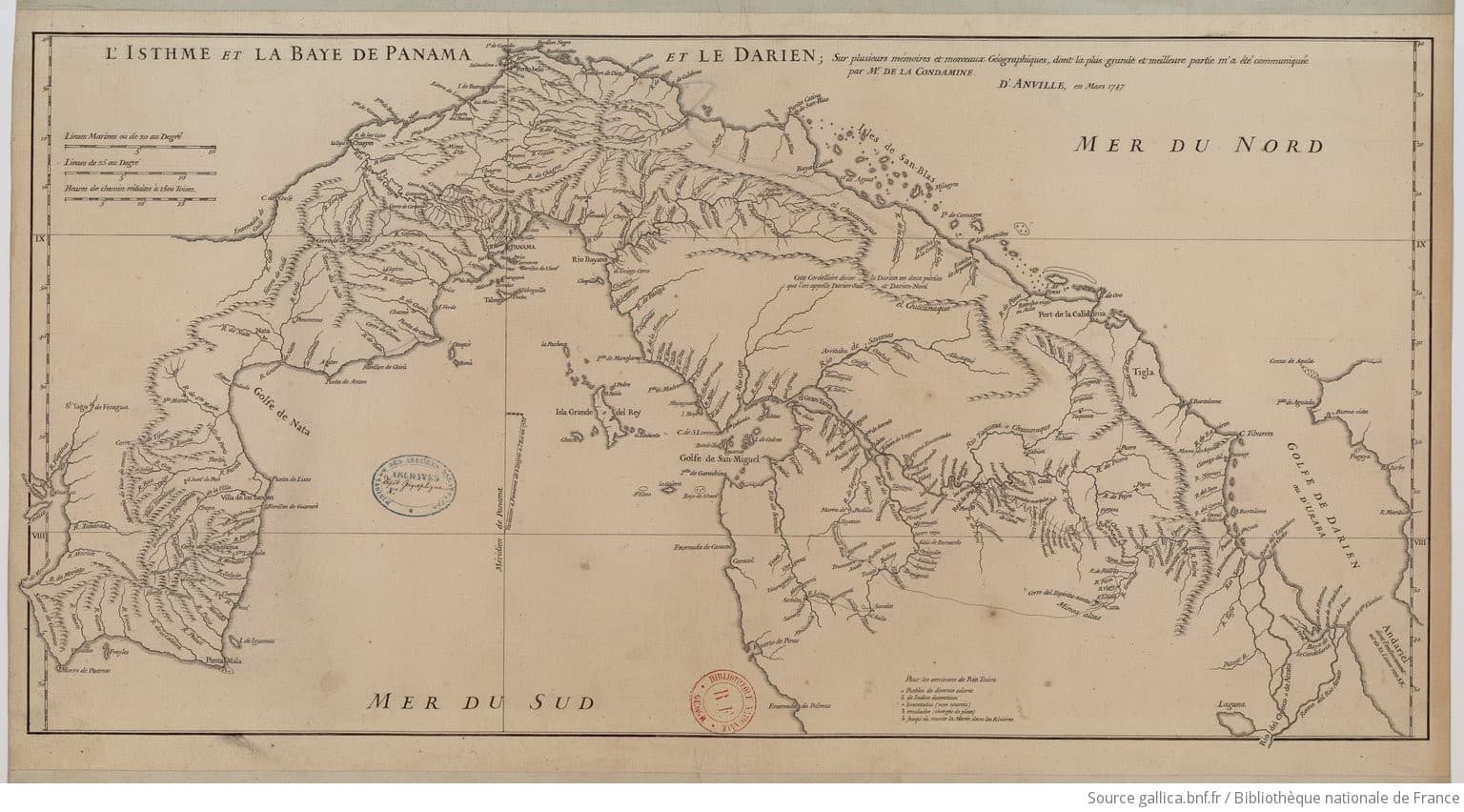 L'isthme et la baye de Panama et le Darien