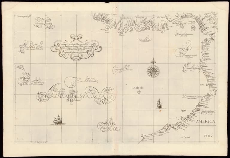 Carta particolare del mare del Zur, dal capo S. Francesco al capo S. Lazaro