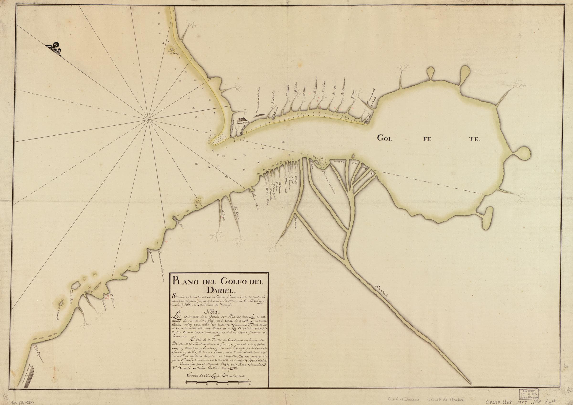 Plano del Golfo del Dariel